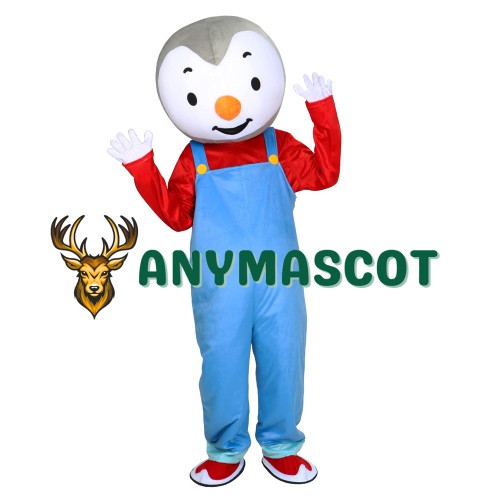 T'Choupi Mascot Costume Adult Size Penguin Mascot Costumes Purim Cosplay Costume