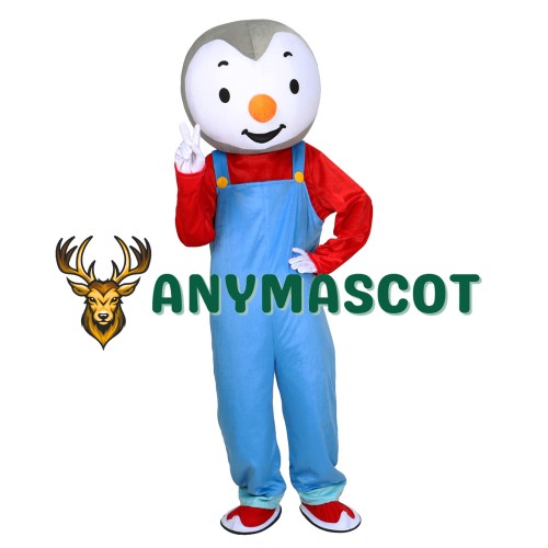 T'Choupi Mascot Costume Adult Size Penguin Mascot Costumes Purim Cosplay Costume
