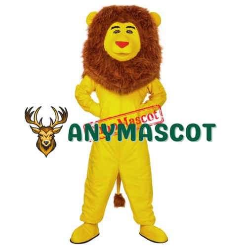 Yellow Lion Mascot Costume Custom Fancy Dress Cosplay Cartoon Mascot Costume Carnival Costume