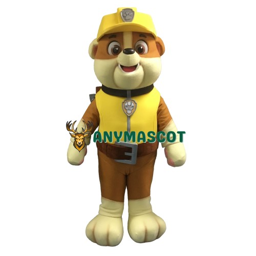 Paw Patrol Rubble Mascot Costume