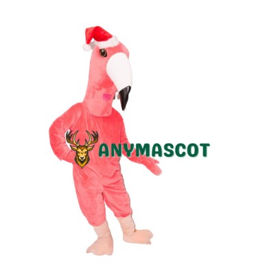 Christmas Flamingo Mascot Costume