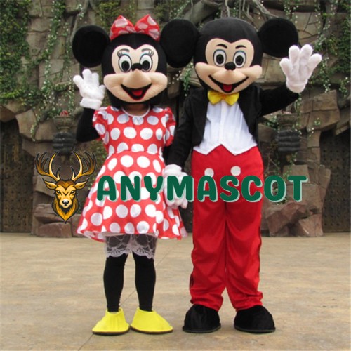 Disney Minnie Mickey Mouse Mascot Costume