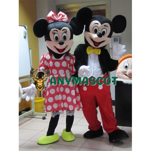 Mickey and Minnie Mascot Costume