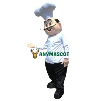 Happy Lightweight Chef Mascot Costume