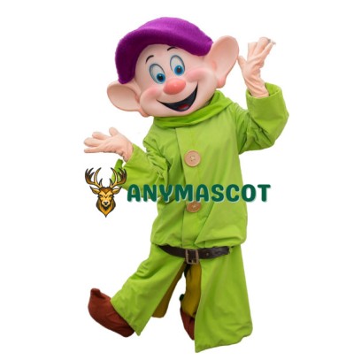 Dopey Dwarf Mascot Costume