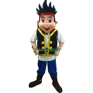 Jake Neverland Pirate Mascot Costume