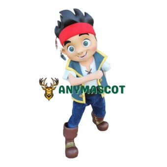 Jake Neverland Pirate Mascot Costume