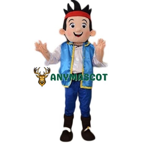 Jake Neverland Pirate Mascot Costume