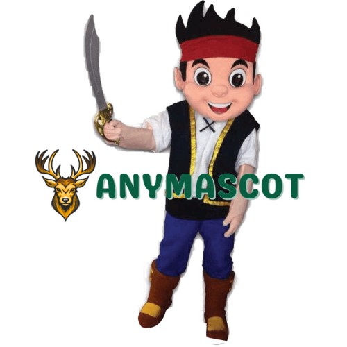New Jake the Neverland Pirate Mascot Costume
