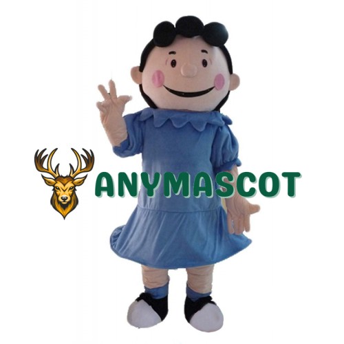 Lucy Girl Mascot Costume