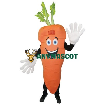 Carrot Waver Adult Mascot Costume