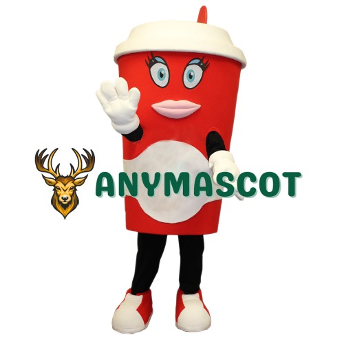 Beautiful Coffee Cup Mascot Costume
