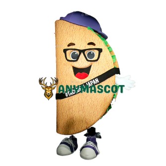 Happy Lightweight Taco Mascot Costume