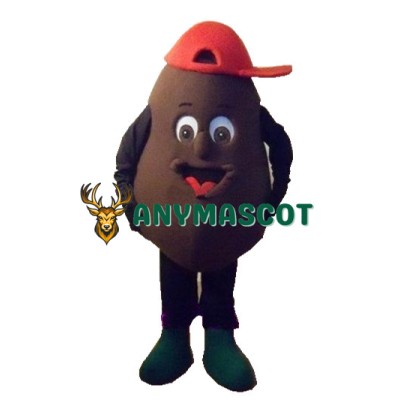 Coffee Bean Mascot Costume