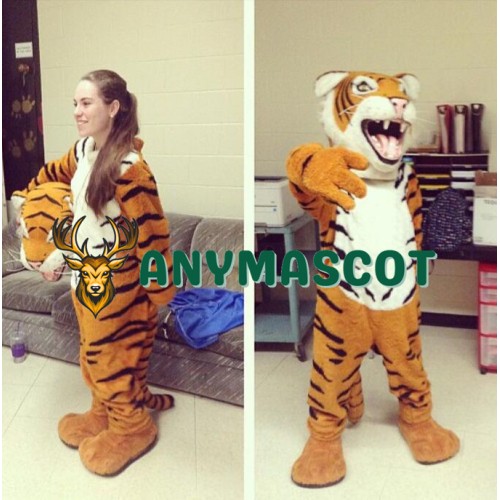 Realistic Tiger Mascot Costume