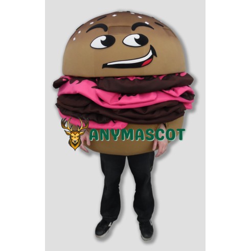 Delicious Hamburger Mascot Costume