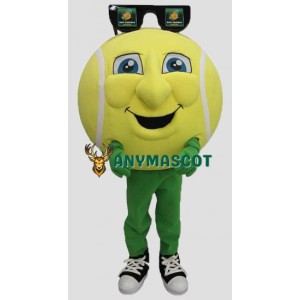 Happy Tennis Ball Mascot Costume