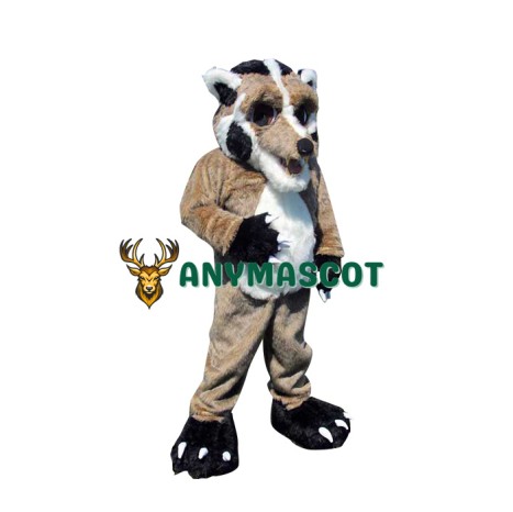 Adult Wolf Mascot Costume