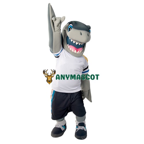 College Sport Shark Mascot Costume