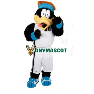 Sport Black Duck Mascot Costume