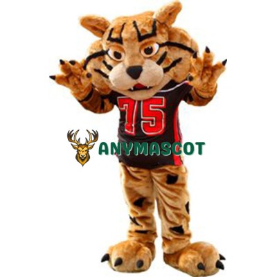 Friendly College Wildcat Mascot Costume