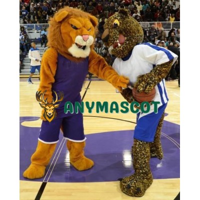 Sport Lion & Leopard Mascot Costume