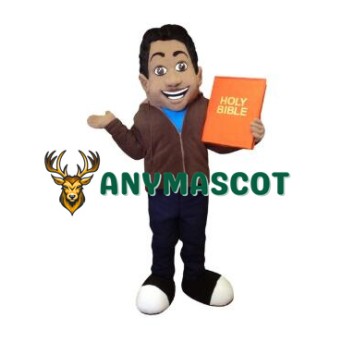 Church Boy Mascot Costume