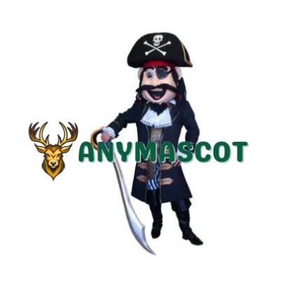 Pirate Captain Mascot Costume