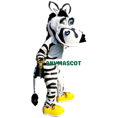 Big Eye Zebra Mascot Costume