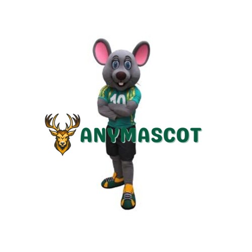 Sport College Mouse Mascot Costume