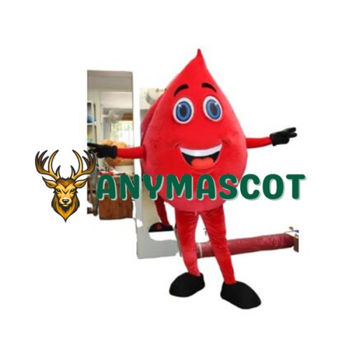 Blood Drop Mascot Costume