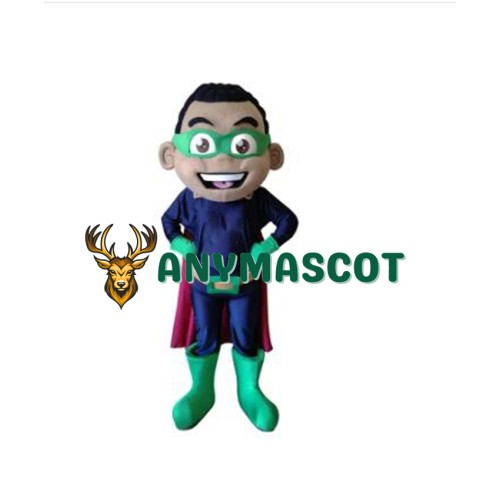 Super Boy Mascot Costume