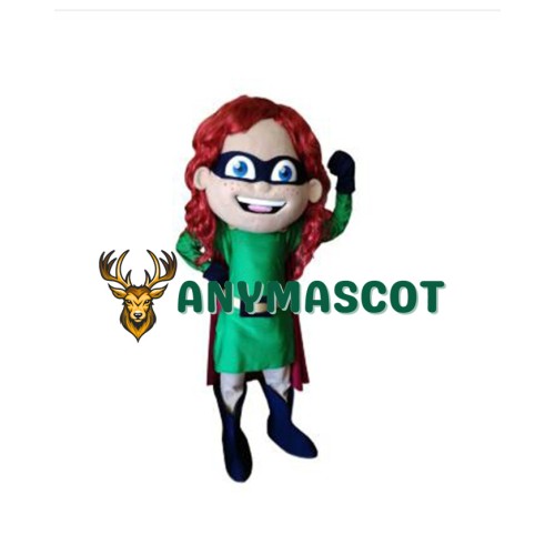 Super Girl Mascot Costume