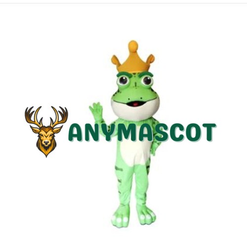 Super Cute King Frog Mascot Costume