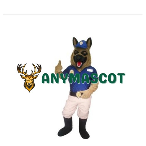 Professional Police Dog Mascot Costume