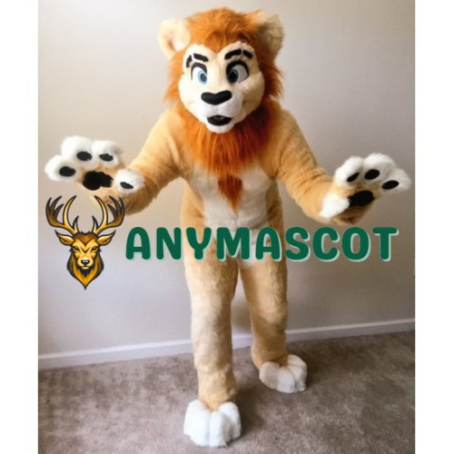 Friendly  Lightweight Lion Mascot Costume