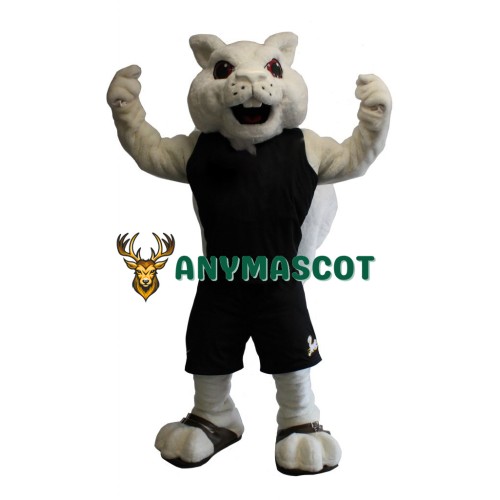 Sport White Squirrel Mascot Costume