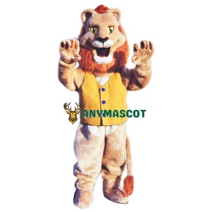 Happy Animal Lion Mascot Costume