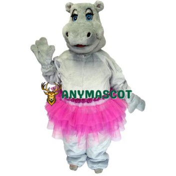 Beautiful Female Hippo Mascot Costume