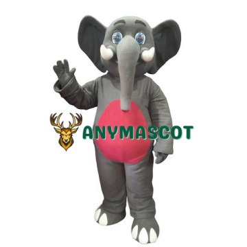 Friendly Elephant Mascot Costume