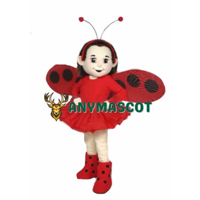 Butterfly Girl Mascot Costume