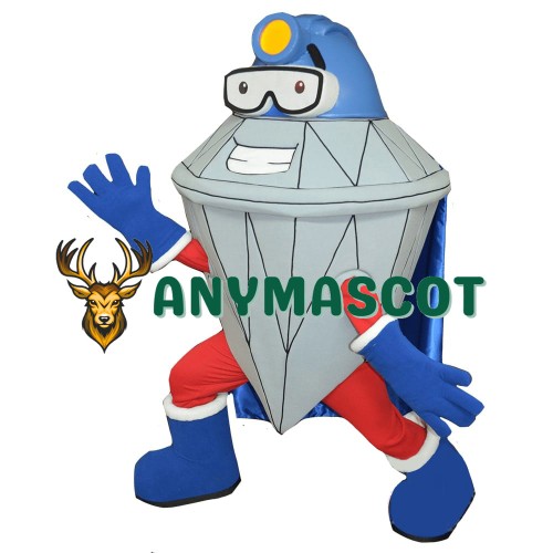Diamond Man Mascot Costume