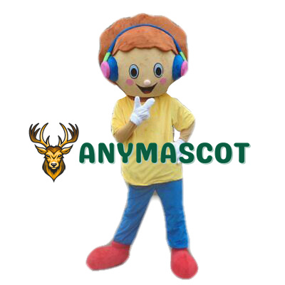 Music Boy Mascot Costume