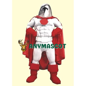 Power Muscular Warrior Mascot Costume