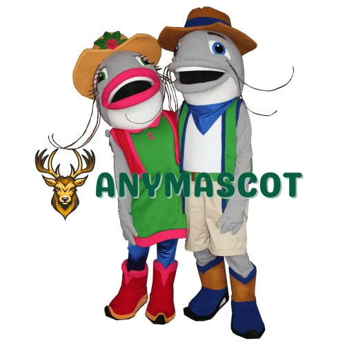 The Catfish Couple Mascot Costume