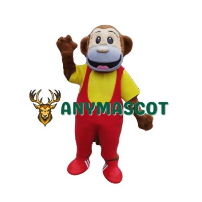 College Monkey Mascot Costume