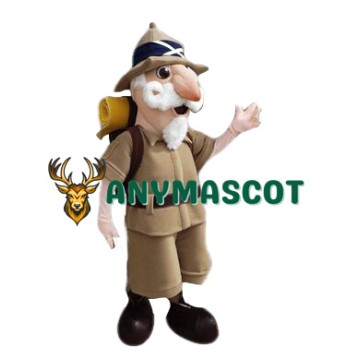 Old Explorer Mascot Costume