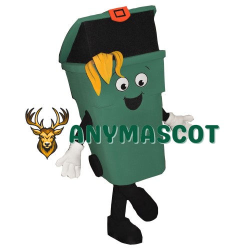 Happy Green Bin Mascot Costume