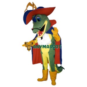 Pirate Gator Mascot Costume