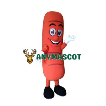 Happy Hot Dog Mascot Costume